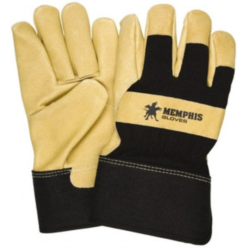 MCR Safety Size 2XL Grain Pigskin Work Gloves Uncoated, Safety Cuff, Tan, Paired 1970XXL – 40744351