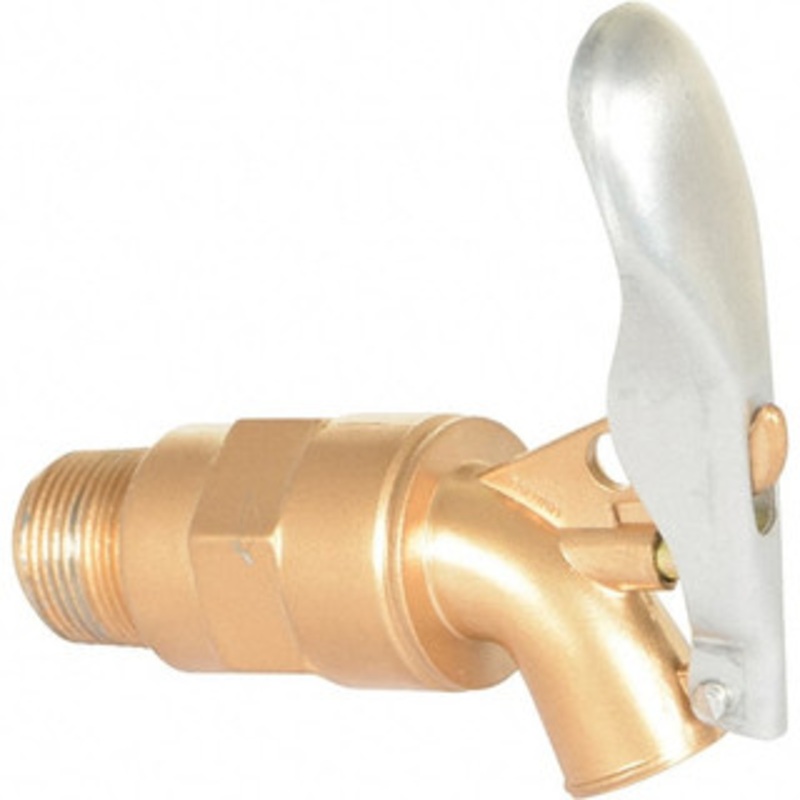 Vestil 3/4 NPT Aluminum Adjustable Drum Faucet 4 Long Extension DFT-AL – 93990372