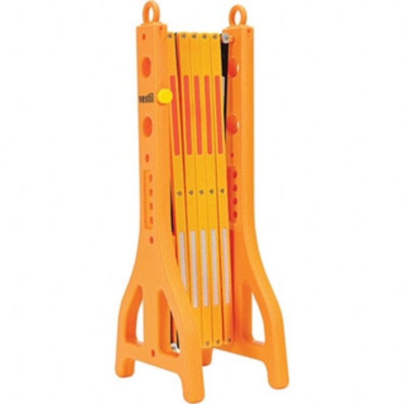 Vestil Folding Gates & Barricades, Type: Expandable Barricade, Height (Inch): 38, Max Width (Inch): 122, Material: Plastic, Color: Orange PEXGATE-30 – 91552182