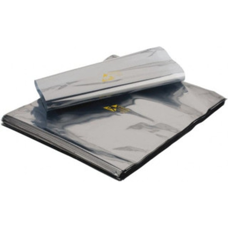 Value Collection Pack of (100) 18 Long x 15 Wide, 3 mil Thick, Clear Metalized Static Shield Bags Metal-In SS-1518S – 31891690