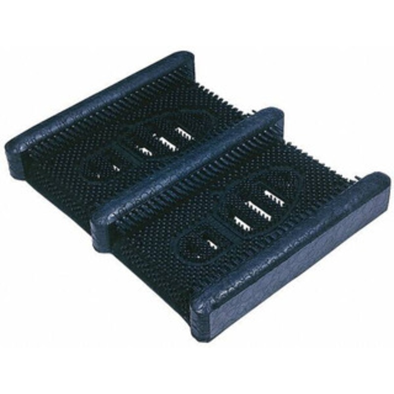 Wearwell 15-1/4 Long x 12-3/8 Wide, Boot Scrape Surface, Entrance Matting 1 Thick, Outdoor, Black, Series 229 2292.212.415.25 – 75330456