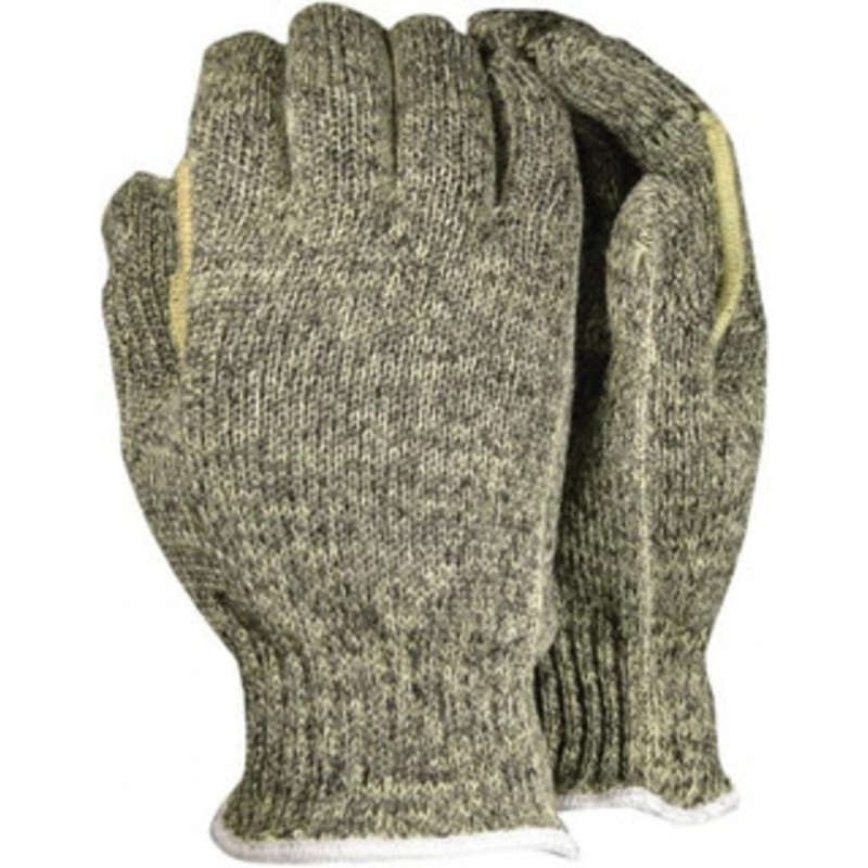 Worldwide Protective Products Size L, 14 Long, 7 mil Thick, Knit Nomex/Kevlar Blend Chemical Resistant Gloves Textured Finish, Knit Wrist Cuff, Yellow M2988-OERTH-L – 49285521