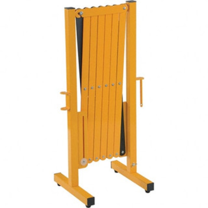 Vestil Folding Gates & Barricades, Type: Expandable Barricade, Height (Inch): 38, Max Width (Inch): 139, Material: Steel, Color: Yellow EXGATE-30 – 89741441