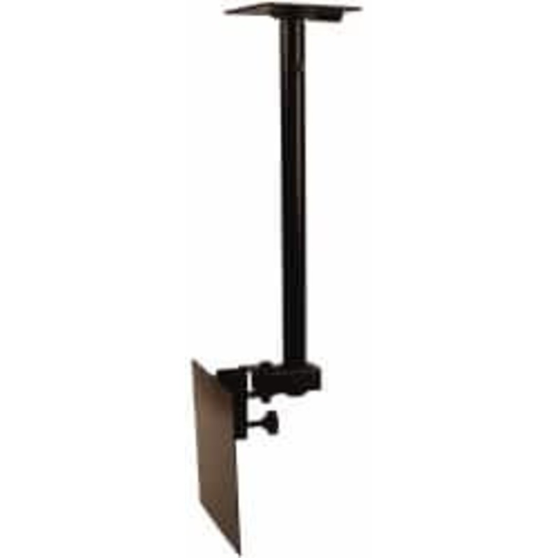 Video Mount Products Steel, Flat Panel Ceiling Mount For 25 to 37 Inch LCD Monitor Black, 75 Lbs. Load Capacity, 20 Max Tilt Angle, Ceiling Mount Rotating and Tilting LCD2537CB – 63501167