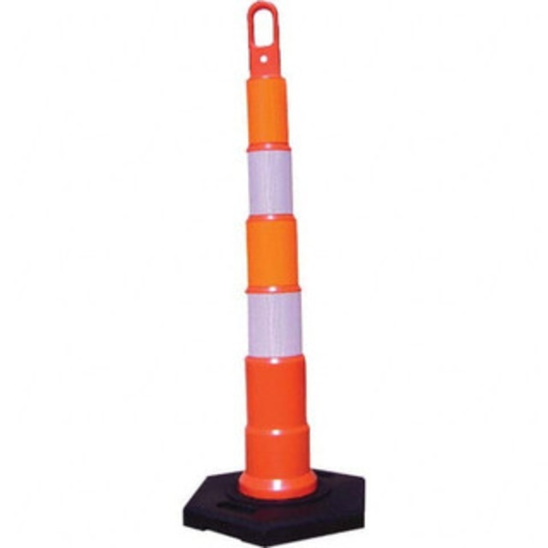 VizCon Traffic Cones, Type: Cone, Color: Fluorescent Orange, Reflective Collars: Yes, Height (Inch): 42, Material: Polyethylene, Compliance: Meets MUTCD Standards, NCHRP-350 46164-CHIP – 19429703