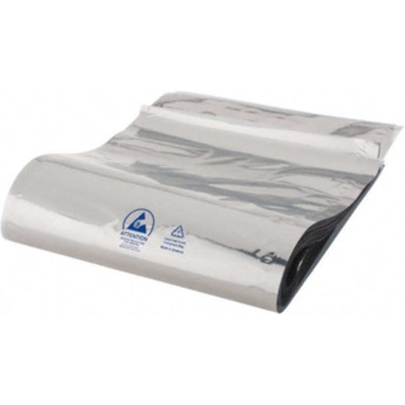 Value Collection Pack of (100), 24 Long x 10 Wide, 3 mil Thick, Clear Metalized Static Shield Bags Metal-In SS-1024S – 31891740