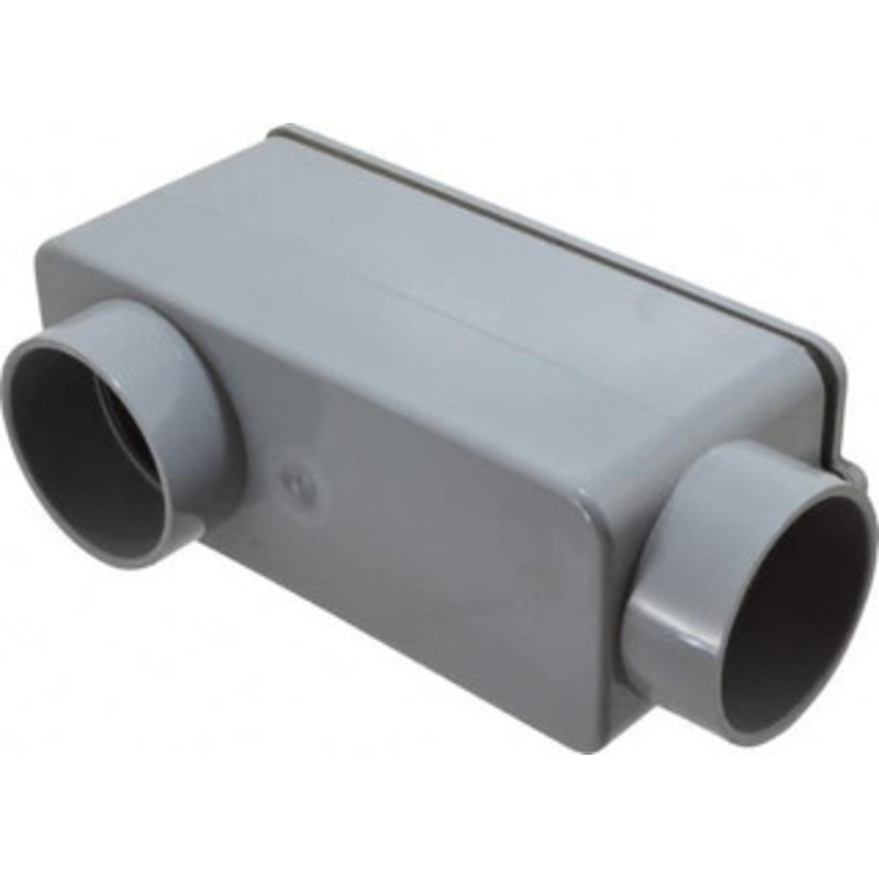 Thomas & Betts LB Body, 2 Trade, IMC, Rigid PVC Conduit Body Oval, 9-31/32 OAL, 63 cc Capacity E986J – 54088083