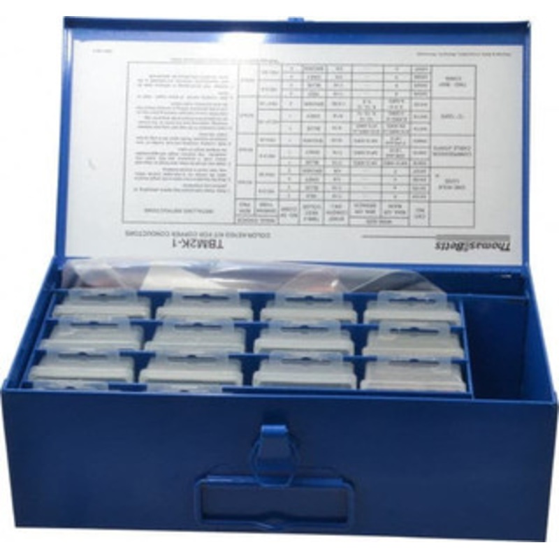 Thomas & Betts 211 Piece, Terminal and Splice Kit 8, 12 to 2, 4 AWG Compatible Wire Size TBM2K1 – 57299331