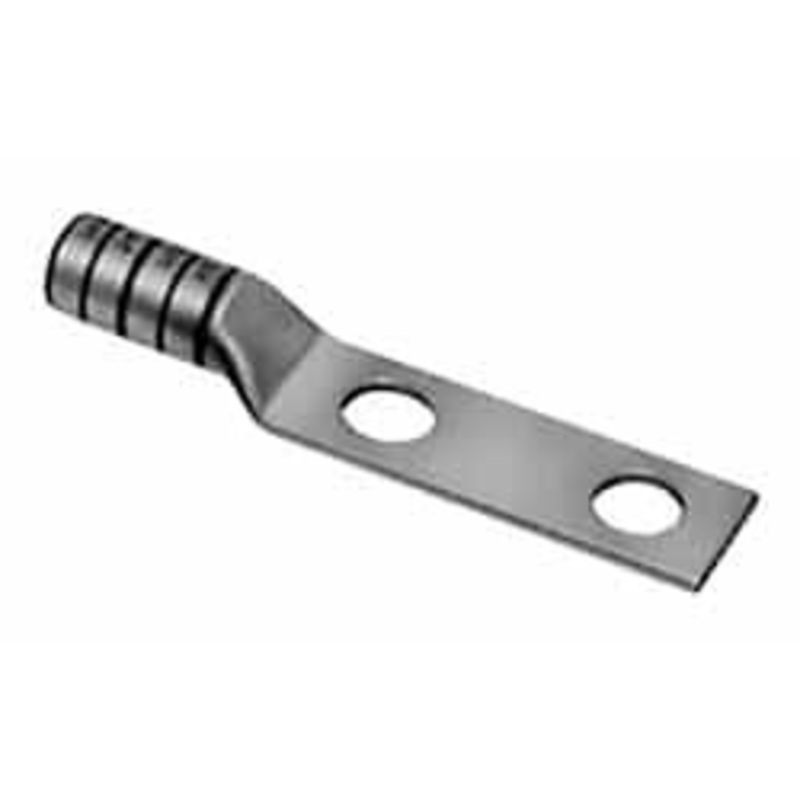 Thomas & Betts 3/0 AWG Noninsulated Compression Connection Rectangle Ring Terminal 1/2 Stud, 4.48 OAL x 0.94 Wide, Tin Plated Copper Contact 54864BE – 54059274