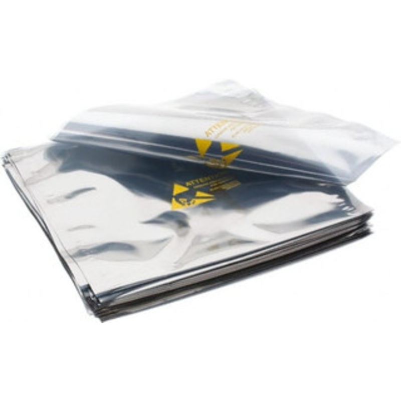 Value Collection Pack of (100), 8 Long x 8 Wide, 3 mil Thick, Clear Metalized Static Shield Bags Metal-In SS-88S – 31891567