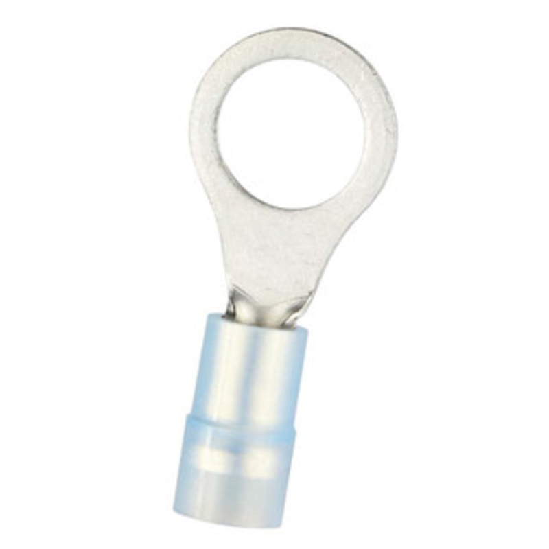 Value Collection Ring Terminals, Terminal Type: Circular, Insulation Type: Partially Insulated, Connection Type: Crimp, Compatible Wire Size (AWG): 16-14, Compatible Wire Size (sq mm): 1.5-2.5 (mm), Stud Size (mm): 8.40 RNYD2-8 – 14736599