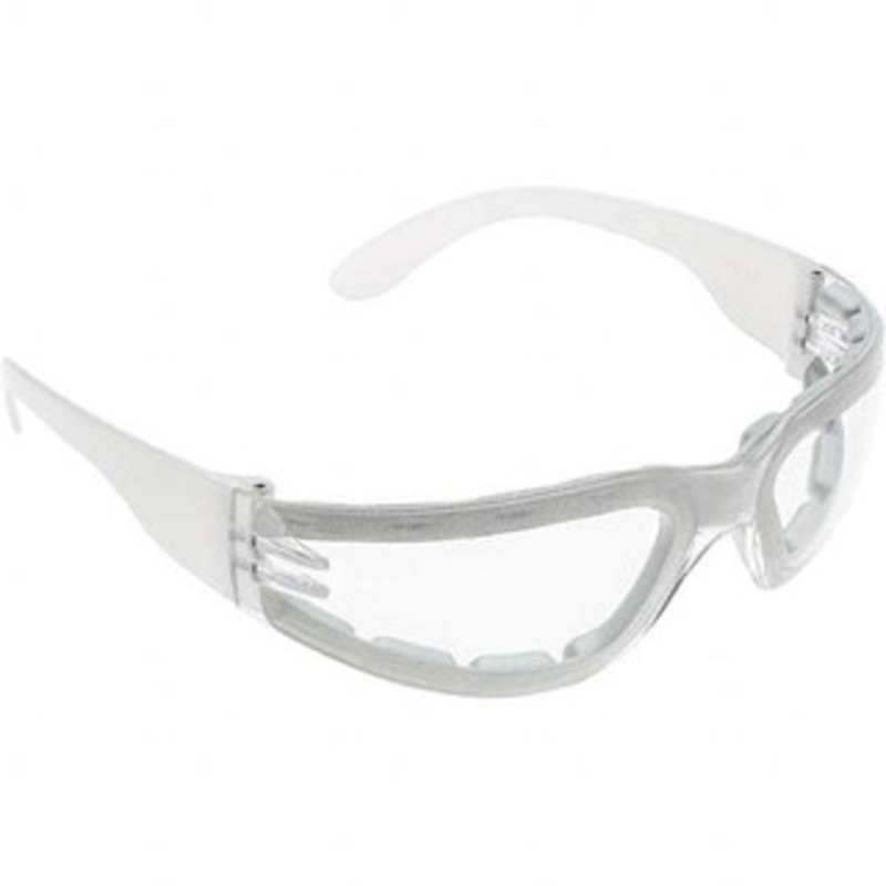 Value Collection Safety Glasses CLR HARDCT LEN CLR FRM FOAM LINED SAFTEY GLASSES Y10FMAFC – 36613313