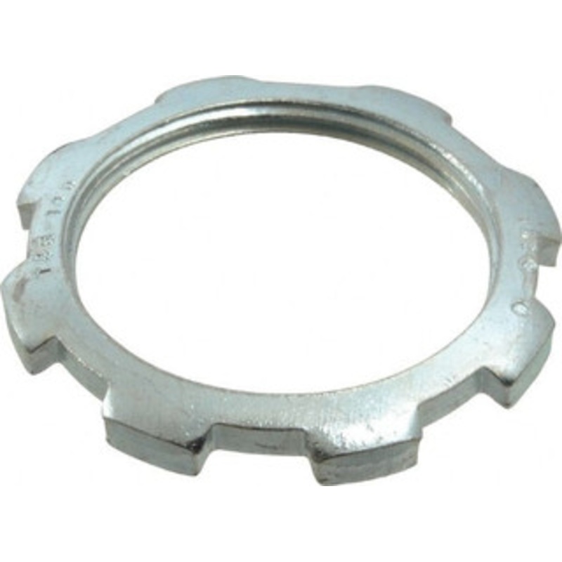 Thomas & Betts 1-1/2 Trade Rigid/Intermediate (IMC) Conduit Locknut Steel, Noninsulated, Threaded Connection 145 – 54061346