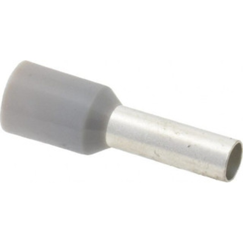ACI Advance Controls, Inc. 12 AWG, Partially Insulated, Crimp Electrical Wire Ferrule 10mm Long x 3.2mm Diameter Pin, 17-1/2mm Overall Length 107668 – 03217569