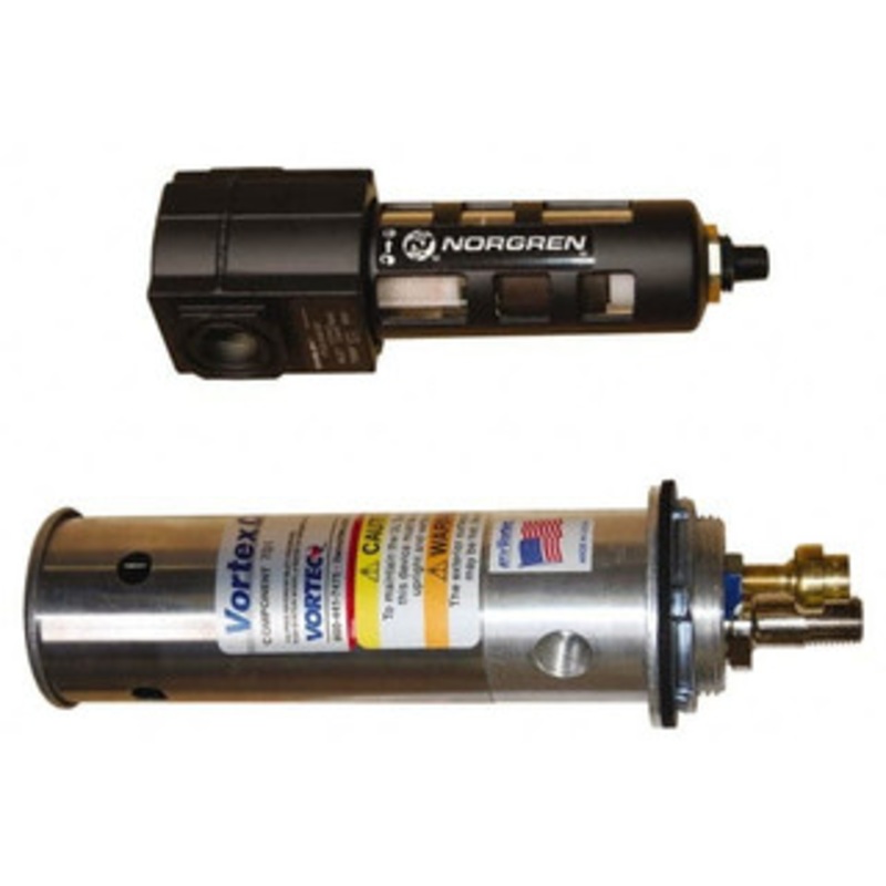 Vortec 1,500 BTU per Hour, Vortex Enclosure Cooler with Thermostat 1/4 NPT Thread, 25 Cubic Ft. per min 770 – 06527584