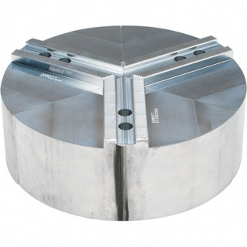 Abbott Workholding 12 Max Chuck Capacity, 1.5mm x 60 Serrated Interface, Round Soft Lathe Chuck Jaw 3 Jaw, Aluminum, 1.1811 Btw Mount Hole Ctrs, 12 Wide, 4 High, 16mm Fastener KTTB212P1 – 50487693