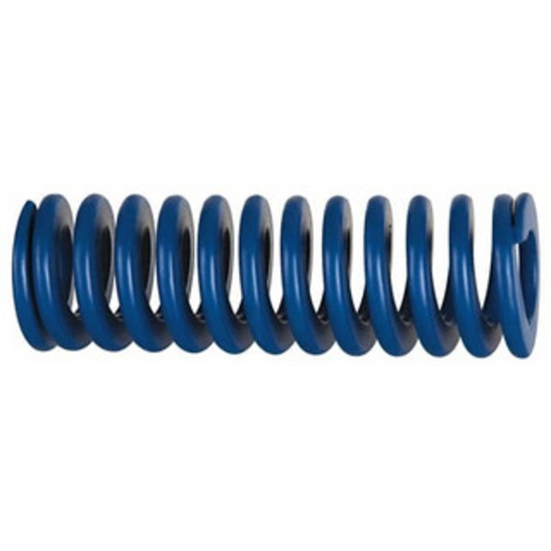 Associated Spring Raymond 25mm Hole Diam, 12.5mm Rod Diam, 7 Free Length, Blue Die Spring 1192.6 N Max Deflection, 67mm Max Deflection, Medium Duty, Chromium Alloy Steel 204-528 – 67899906
