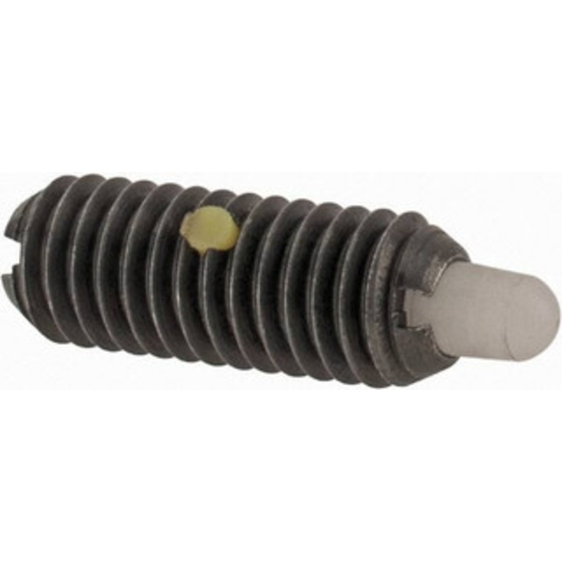 Gibraltar M6 x 1.0, 16mm Thread Length, 4mm Plunger Projection, Steel Threaded Spring Plunger 3.02mm Max Plunger Diam, 0.23 Kg Init End Force, 2.72 Kg Final End Force MSWN10-4FS-PT-G – 03313483