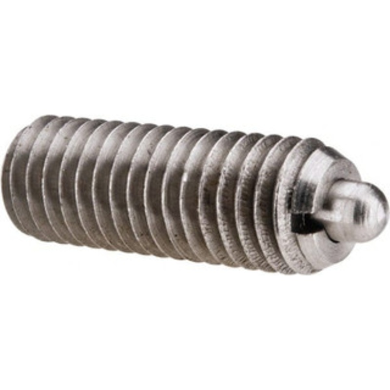 Gibraltar M8 x 1.25, 0.866 Thread Length, 0.118 Plunger Projection, Stainless Steel Threaded Spring Plunger 0.138 Max Plunger Diam, 0.866 Plunger Length, 5.62 Lb Init End Force, 15.74 Lb Final End Force MSSW10-5-G – 75469015