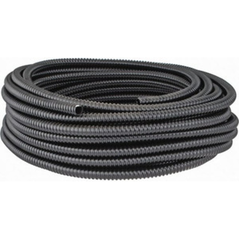 Thomas & Betts 1/2 Trade Size, 100 ft. Long, Flexible Liquidtight Conduit PVC, 0.627 ID, Black 15105-100 – 54087978