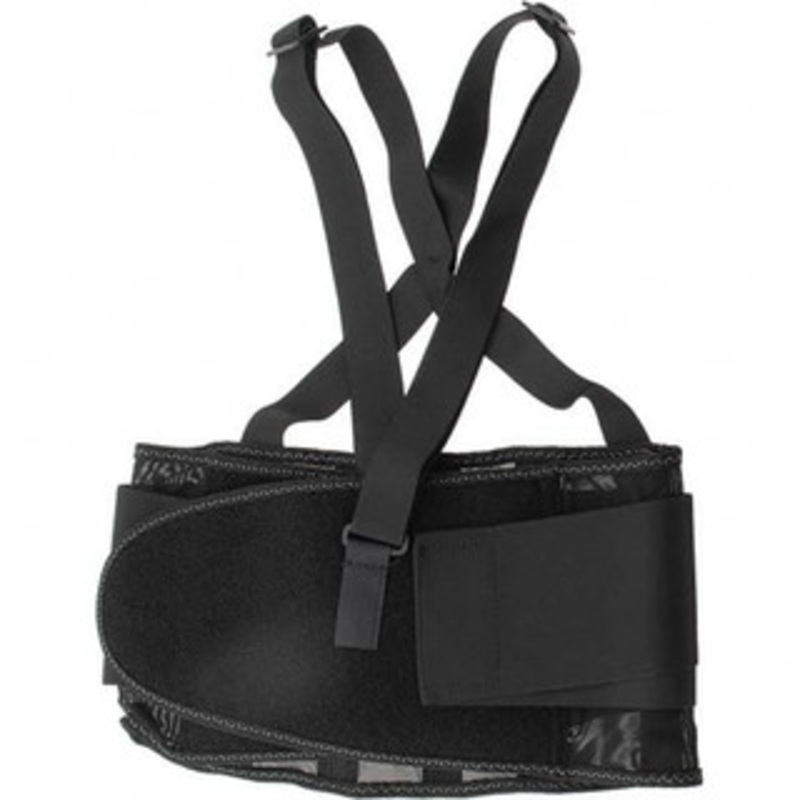 Value Collection Size L, Hook & Loop, Elastic Belt with Shoulder Straps 34 to 38 Waist, Black BD–24879-L – 53613428