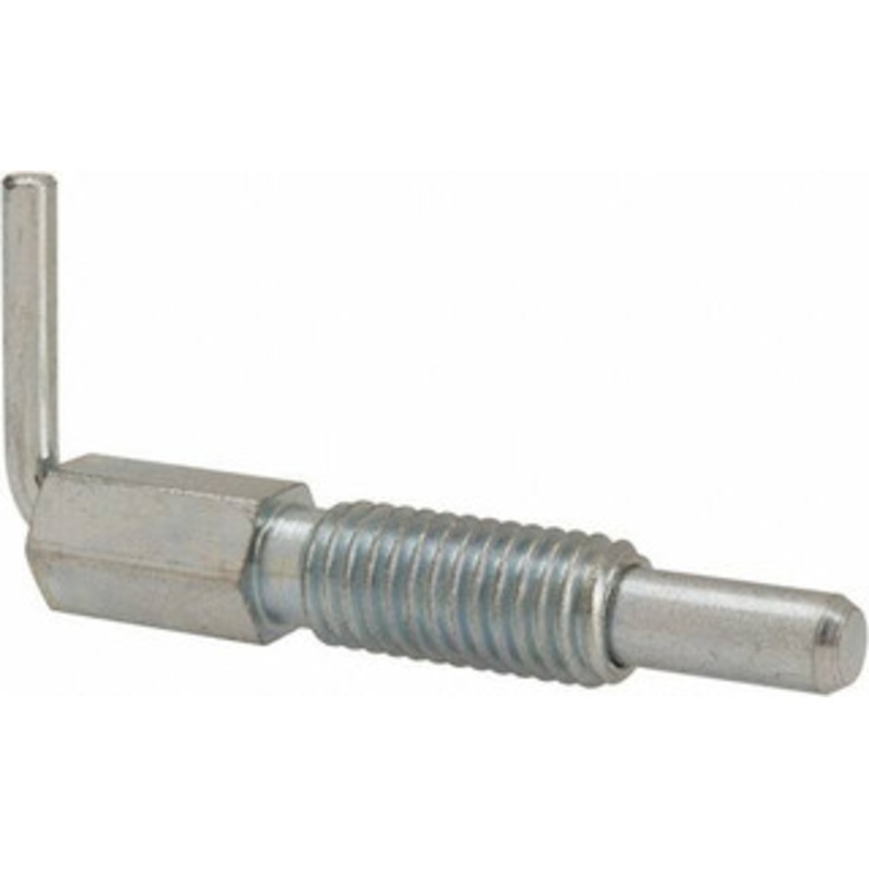 Vlier 1/2-13, 1.1 Thread Length, 0.31 Plunger Diam, 1 Lb Init to 5 Lb Final End Force, Steel L Handle Plunger 2.11 Body Length, 1-1/4 Length Under Head, 3/4 Plunger Projection FRN500 – 62125075