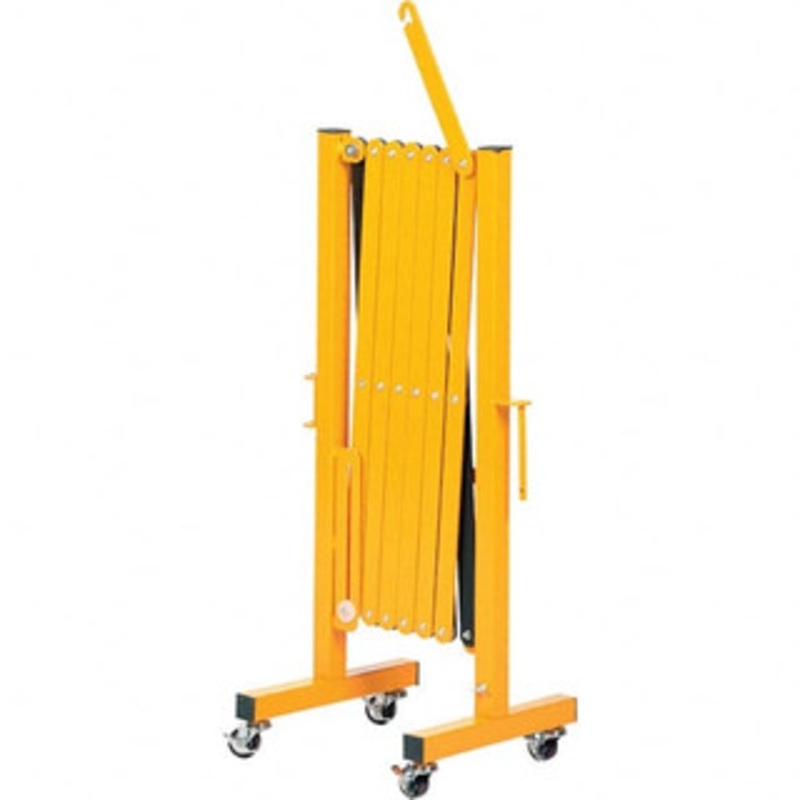 Vestil Folding Gates & Barricades, Type: Expandable Barricade, Height (Inch): 40-1/8, Max Width (Inch): 139, Material: Steel, Color: Yellow EXGATE-30-C – 59967729