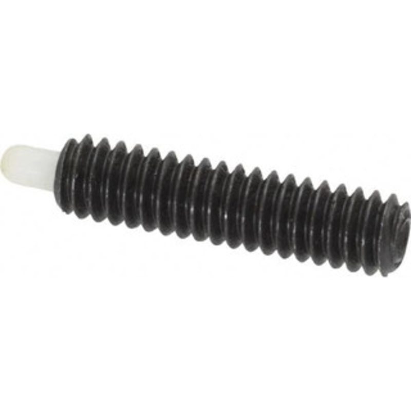Vlier 1/4-20, 1 Thread Length, 3/16 Plunger Projection, Steel Threaded Spring Plunger 0.116 – 0.118 Max Plunger Diam, 1 Plunger Length, 3 Lb Init End Force, 13 Lb Final End Force NNS54N – 62118369