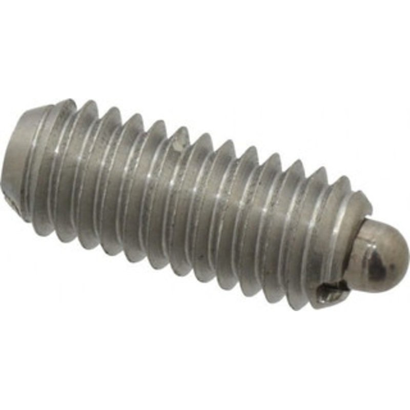 Vlier 10-32, 0.468 Thread Length, 0.065 Plunger Projection, Stainless Steel Threaded Spring Plunger 0.093 Max Plunger Diam, 0.468 Plunger Length, 0.75 Lb Init End Force, 2.5 Lb Final End Force SSM53 – 62120191