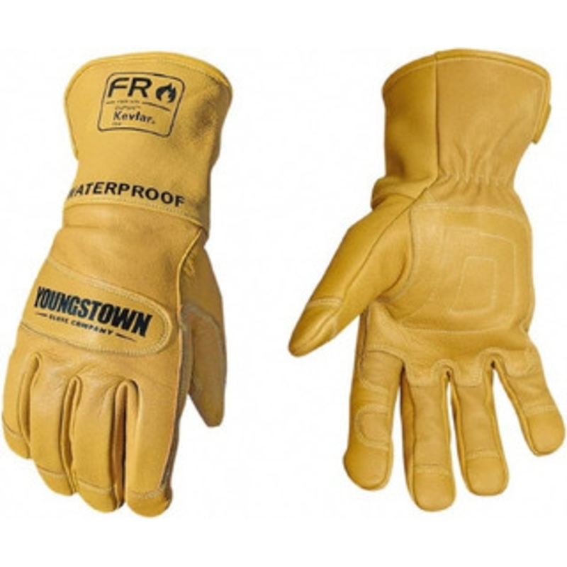 Youngstown Glove Size XL, Leather or Synthetic Leather, Arc Flash, Flame Resistant & Waterproof Gloves Waterproof & Kevlar Lined, 50.5 cal/Sq cm Max Arc Protection, HRC 4, ANSI Cut Level 2, NFPA70E & ASTM F2302 11-3285-60-XL – 51639789