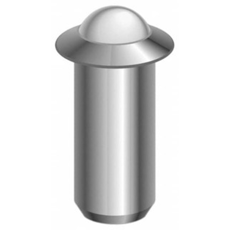 Vlier 1/4 Body Length x 1/8 Body Diam, 0.4 Lb Init to 1.3 Lb Final End Force, Steel Press Fit Ball Plunger 3/32 Ball Diam, 0.035 Max Ball Reach, 0.032 Flange Thickness DPFB47 – 01360734