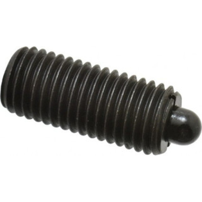 Vlier 3/4-10, 1-3/4 Thread Length, 5/16 Plunger Projection, Steel Threaded Spring Plunger 0.373 – 0.374 Max Plunger Diam, 1-3/4 Plunger Length, 6.7 Lb Init End Force, 37.3 Lb Final End Force S64 – 62117031