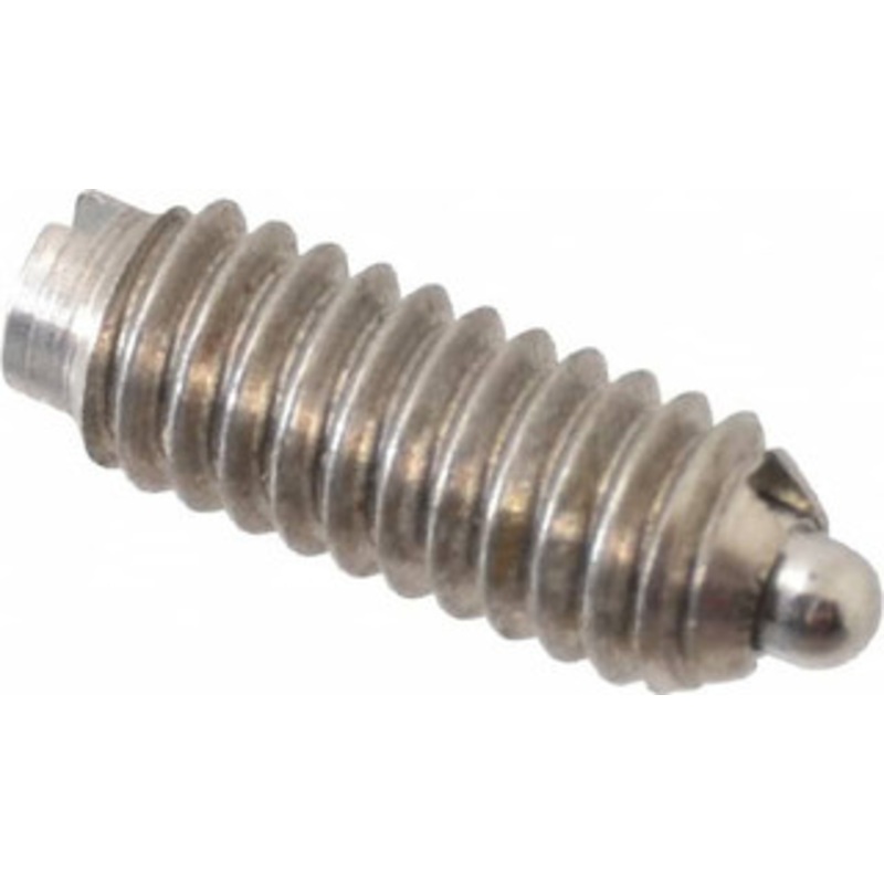 Vlier 8-32, 7/16 Thread Length, 0.052 Plunger Projection, Stainless Steel Threaded Spring Plunger 0.07 Max Plunger Diam, 0.437 Plunger Length, 1.5 Lb Init End Force, 4.75 Lb Final End Force SSM50A – 62120159