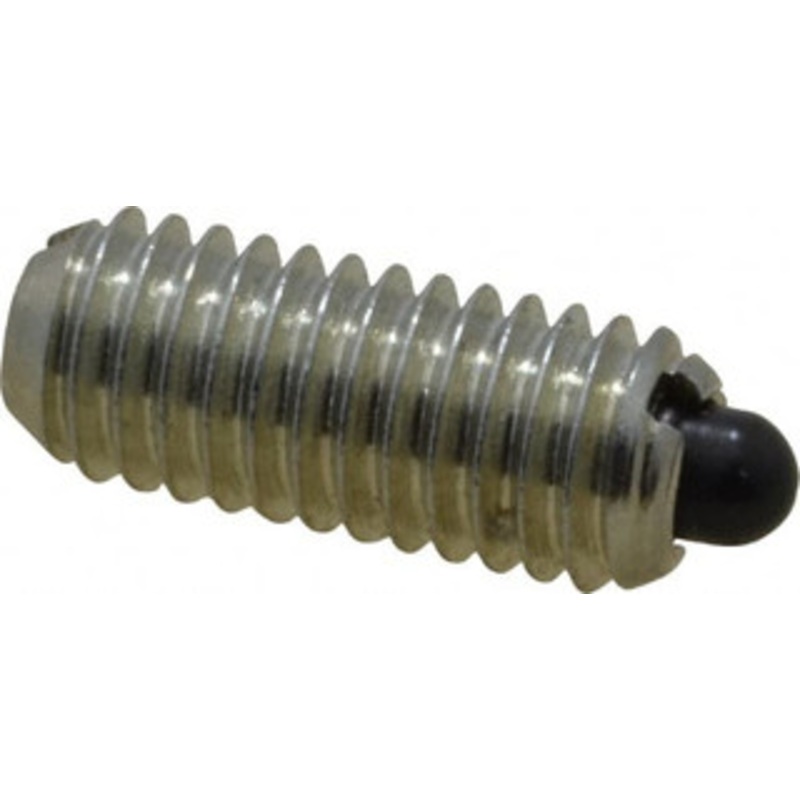 Vlier 10-32, 0.468 Thread Length, 0.065 Plunger Projection, Steel Threaded Spring Plunger 0.093 Max Plunger Diam, 0.468 Plunger Length, 1.75 Lb Init End Force, 6.25 Lb Final End Force M52 – 62119904