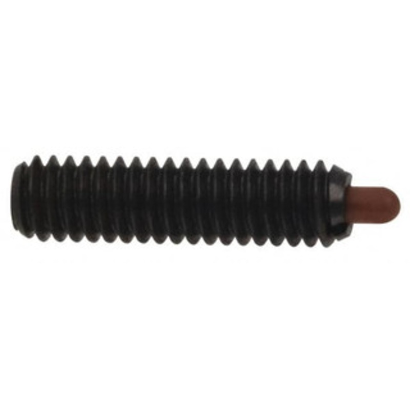 Vlier 5/8-11, 1-1/2 Thread Length, 5/16 Plunger Projection, Steel Threaded Spring Plunger 0.308 – 0.31 Max Plunger Diam, 1-1/2 Plunger Length, 3.5 Lb Init End Force, 10.5 Lb Final End Force NNS63N – 62118567