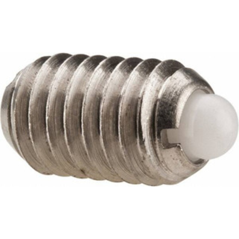 Vlier 3/8-16, 5/8 Thread Length, 0.11 Plunger Projection, Stainless Steel Threaded Spring Plunger 0.186 Max Plunger Diam, 0.625 Plunger Length, 1.5 Lb Init End Force, 5 Lb Final End Force SSMD59 – 62120845