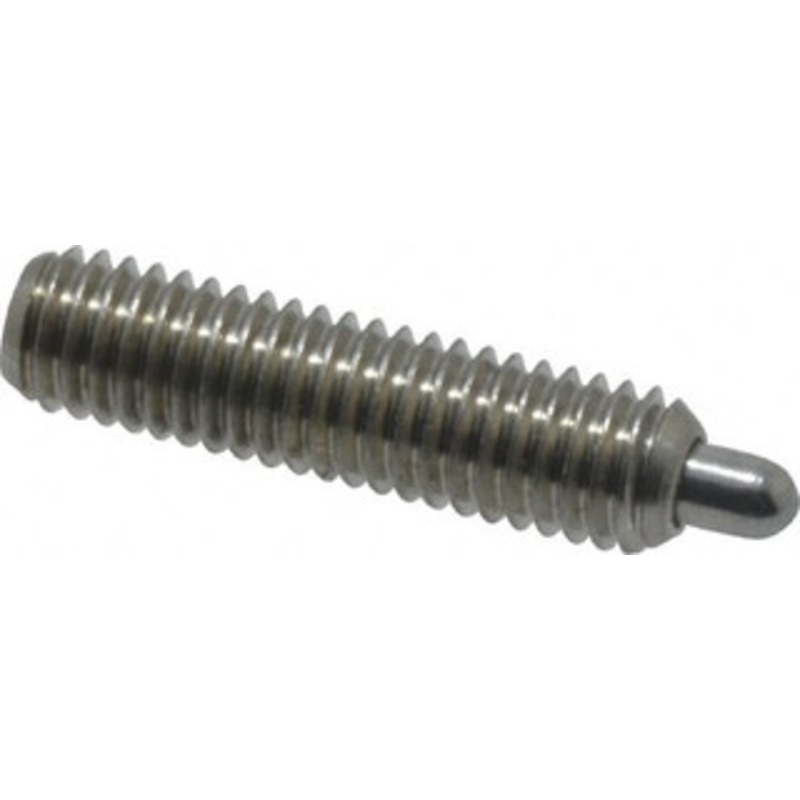 Vlier 10-32, 3/4 Thread Length, 1/8 Plunger Projection, Stainless Steel Threaded Spring Plunger 0.091 – 0.092 Max Plunger Diam, 3/4 Plunger Length, 2.9 Lb Init End Force, 11.1 Lb Final End Force, 0.063 Hex SSPH52 – 62119581
