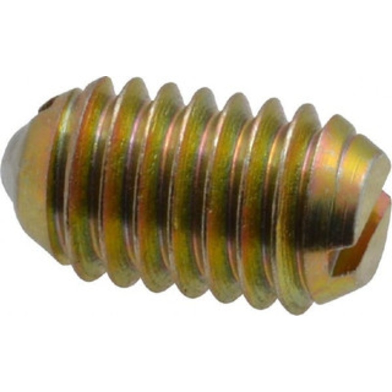 Vlier 3/8-16, 0.188 Ball Diam, 0.625 Body Length, 0.048 Max Ball Reach, Threaded Ball Plunger Steel Body, Steel Ball, 6 Lb Initial End Force, 21 Lb Final End Force BH58 – 62121223