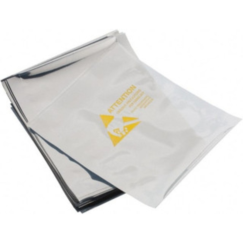 Value Collection Pack of (100) 6 Long x 4 Wide, 3 mil Thick, Clear Metalized Static Shield Bags Metal-In SS-46S – 31891641