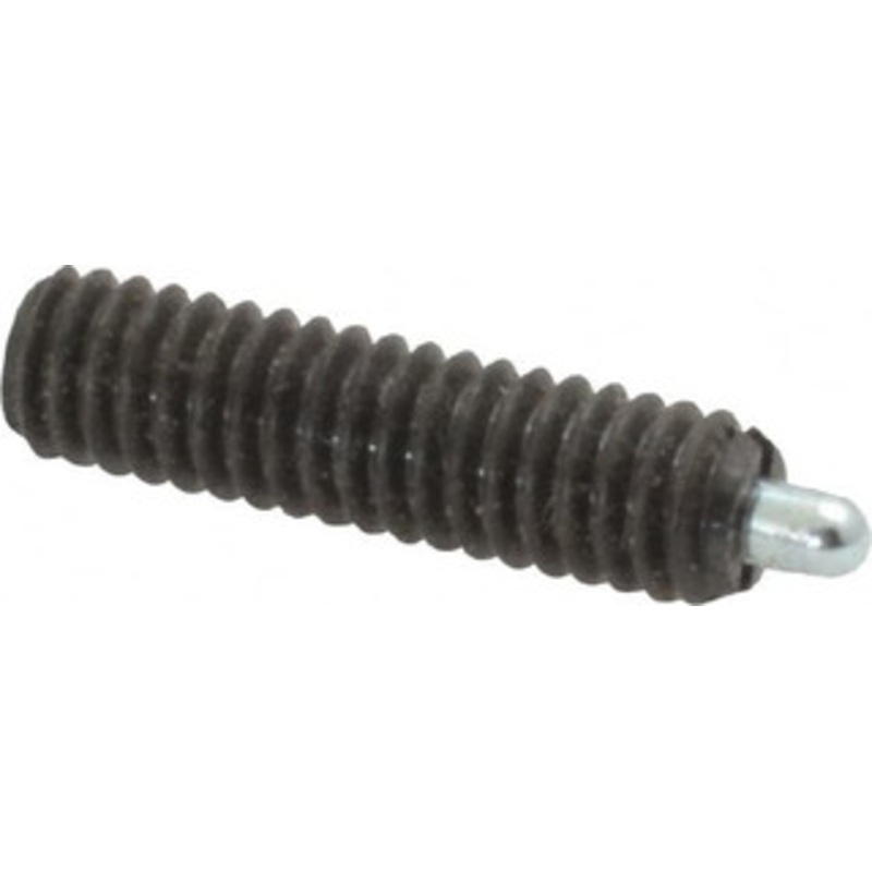 Vlier 8-32, 5/8 Thread Length, 3/32 Plunger Projection, Steel Threaded Spring Plunger 0.069 – 0.07 Max Plunger Diam, 5/8 Plunger Length, 0.7 Lb Init End Force, 2.3 Lb Final End Force S51 – 62116710