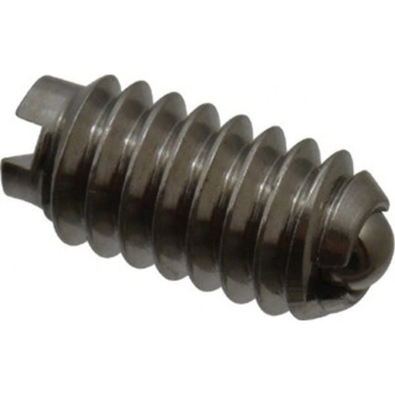 Vlier 5-40, 0.062 Ball Diam, 0.25 Body Length, 0.02 Max Ball Reach, Threaded Ball Plunger Stainless Steel Body, Stainless Steel Ball, 0.25 Lb Initial End Force, 0.75 Lb Final End Force SSB47 – 62121421