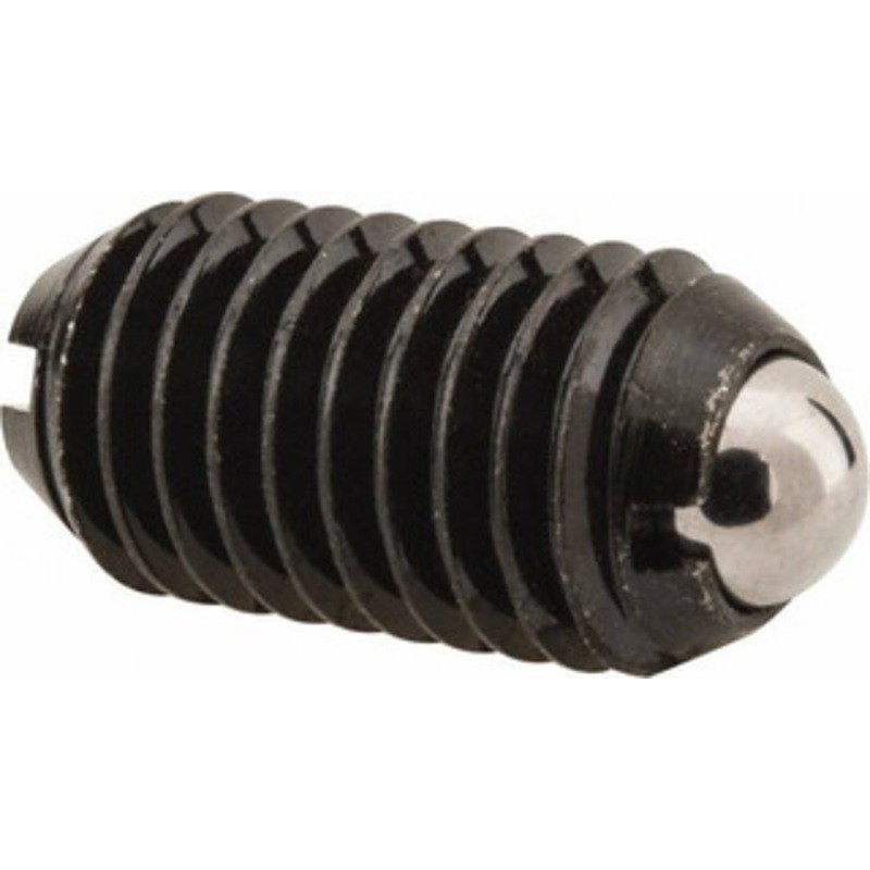 Vlier M10x1.5, 6mm Ball Diam, 19mm Body Length, 2mm Max Ball Reach, Threaded Ball Plunger Steel Body, Steel Ball, 4.5 Lb Initial End Force, 7.87 Lb Final End Force BM10A – 62121868