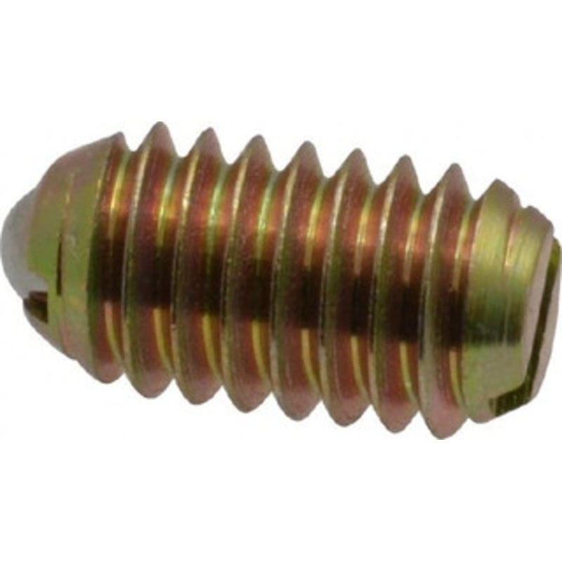 Vlier 5/16-18, 0.156 Ball Diam, 0.578 Body Length, 0.04 Max Ball Reach, Threaded Ball Plunger Steel Body, Steel Ball, 6 Lb Initial End Force, 17 Lb Final End Force BH56 – 62121207