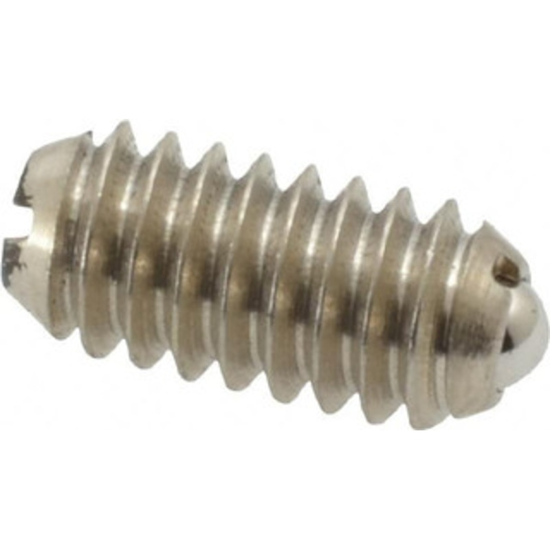 Vlier 1/4-20, 0.125 Ball Diam, 0.531 Body Length, 0.035 Max Ball Reach, Threaded Ball Plunger Stainless Steel Body, Stainless Steel Ball, 3 Lb Initial End Force, 7 Lb Final End Force SSB54 – 62121520