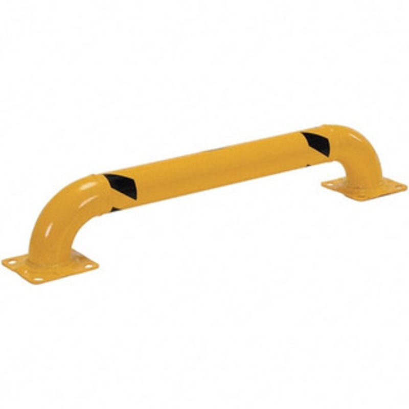 Vestil 48 Long x 9 High, Steel Rack Guard Low Profile, 4-1/2 Pipe LPRO-48-9-4 – 30113088