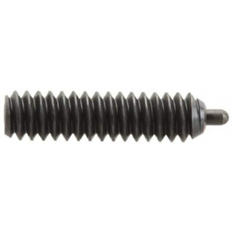 Vlier 10-32, 3/4 Thread Length, 1/8 Plunger Projection, Stainless Steel Threaded Spring Plunger 0.091 – 0.092 Max Plunger Diam, 3/4 Plunger Length, 1.3 Lb Init End Force, 2.7 Lb Final End Force, 0.063 Hex SSPH53 – 62119607
