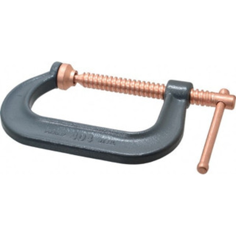 Wilton Regular-Duty 4-1/4 Max Opening, 3-1/4 Throat Depth, Forged Steel Standard C-Clamp 6,200 Lb Capacity, 0 Min Opening, Deep Throat 14243 – 78090248