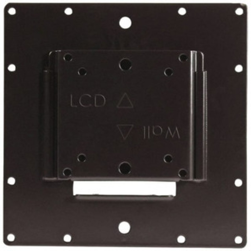 Video Mount Products Flat Panel Flat Mount For 10 to 30 Inch LCD Monitor Black, 50 Lbs. Load Capacity, Flush Wall Mount FPSFB – 70697305