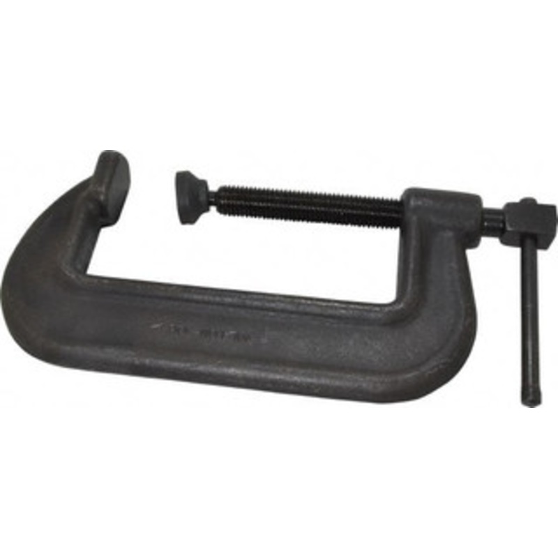 Wilton Heavy-Duty 6 Max Opening, 2-1/2 Throat Depth, Forged Steel Standard C-Clamp 11,250 Lb Capacity, 2 Min Opening, Standard Throat Depth, Cold Drawn Steel Screw 14156 – 08104465