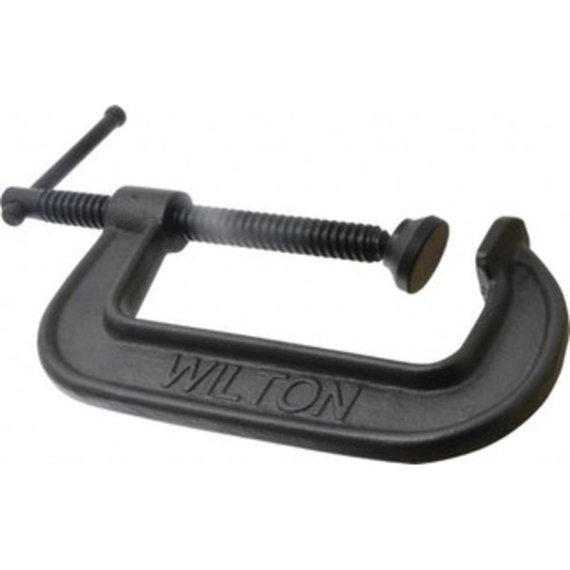 Wilton Light-Duty 5 Max Opening, 2-1/2 Throat Depth, Ductile Iron Standard C-Clamp 2,250 Lb Capacity, 0 Min Opening, Standard Throat Depth 22004 – 06674287